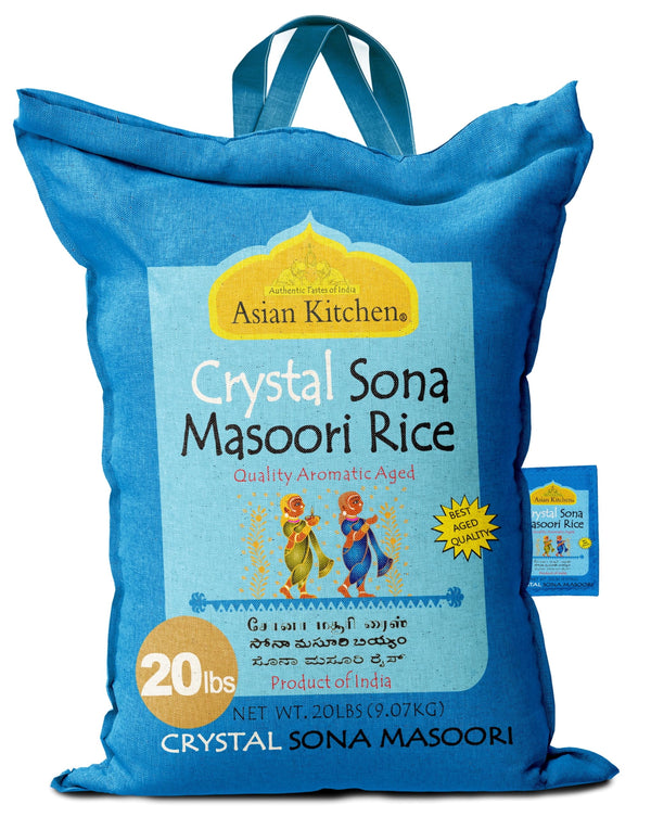 Crystal Sona Masoori Rice 20 lbs