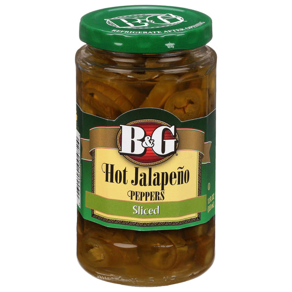 B&B Hot Peppers Sliced Marinated Jalapeños 6.4 oz