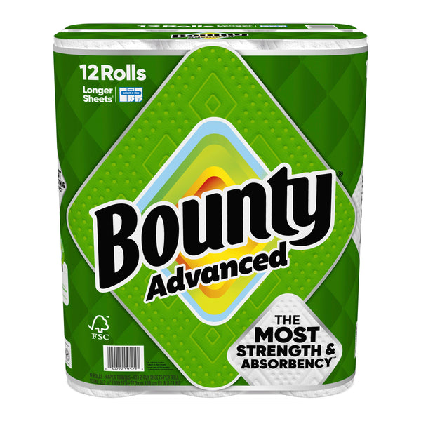 Bounty Advanced Paper Towels 12 count