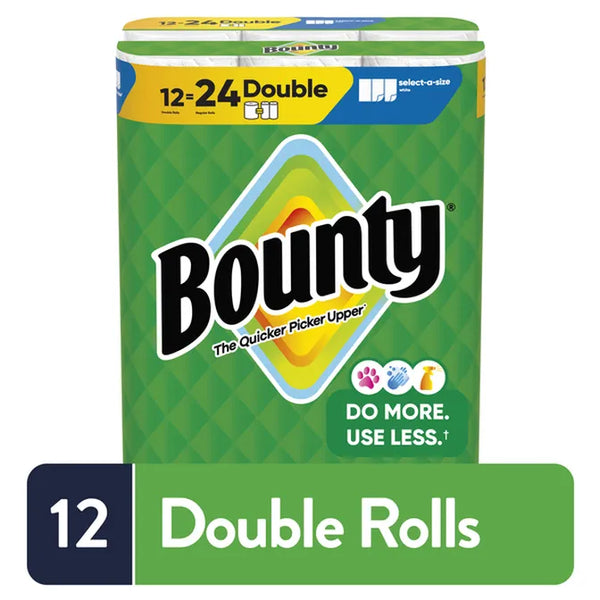 Bounty Double Select-a-Size 12 -Count Select-a-size Paper Towels