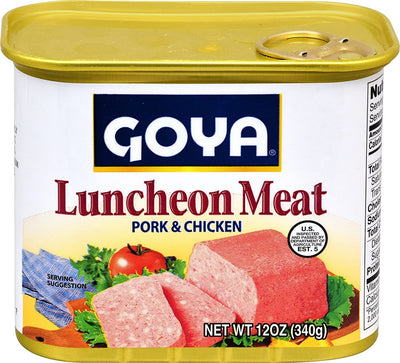 Goya Luncheon Meat Pork & Chicken 12 oz