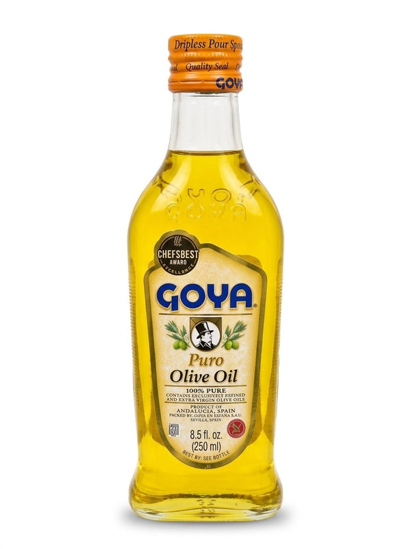 Goya Puro Olive Oil 100% Pure - 8.5 fl oz (250 ml) Glass Bottle