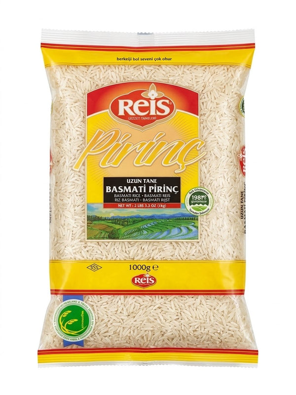 Resi Basmati Long Grain Aromatic Rice - 2.2 lbs Pack