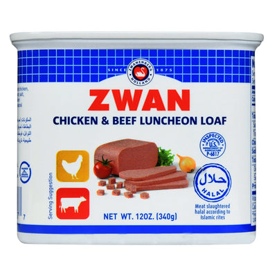 Ziyad Brand Chicken & Beef Luncheon Loaf Halal 12 oz