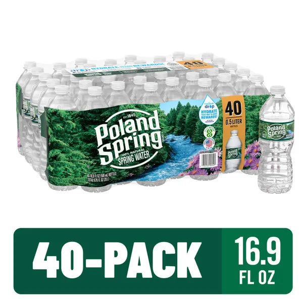 Poland Spring 40-Pack 16.9 FL OZ