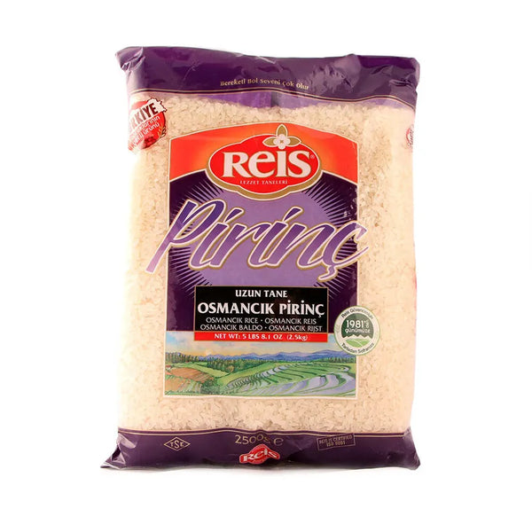 Resi Osmancik Turkish Long Grain White Rice - 2.2 lbs pack